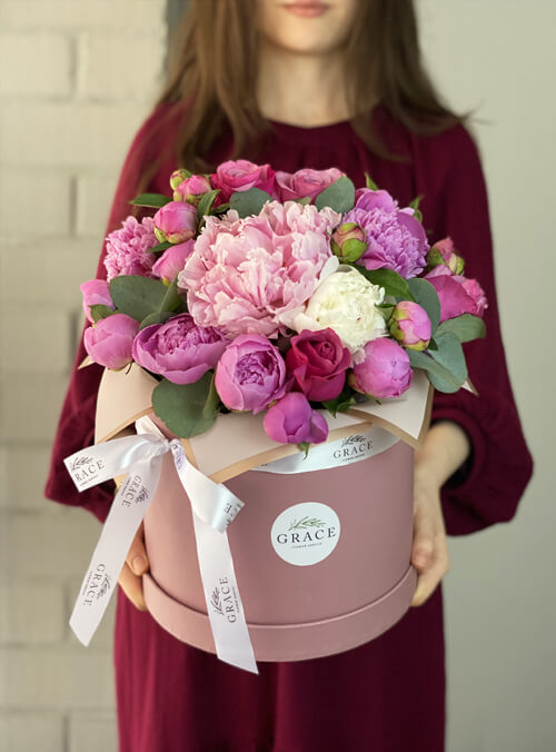 Коробочка «PEONIES medium»