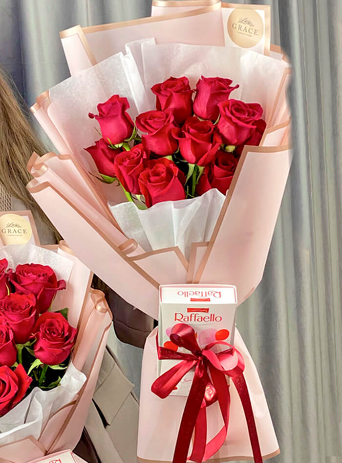 Букет «Rafaello RED»