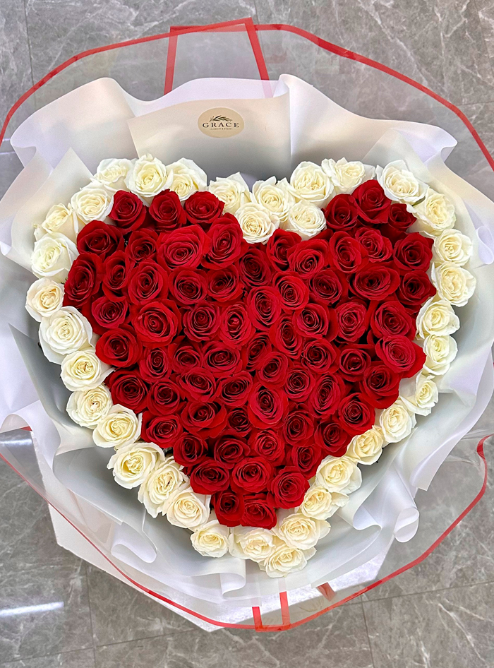 Букет «ROSES HEART»