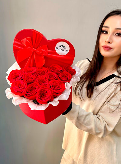 Коробочка сердце S