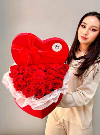 Коробочка сердце L